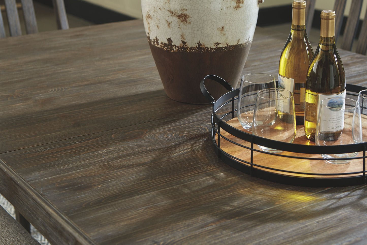 Wyndahl - Dark Brown - Extension Table
