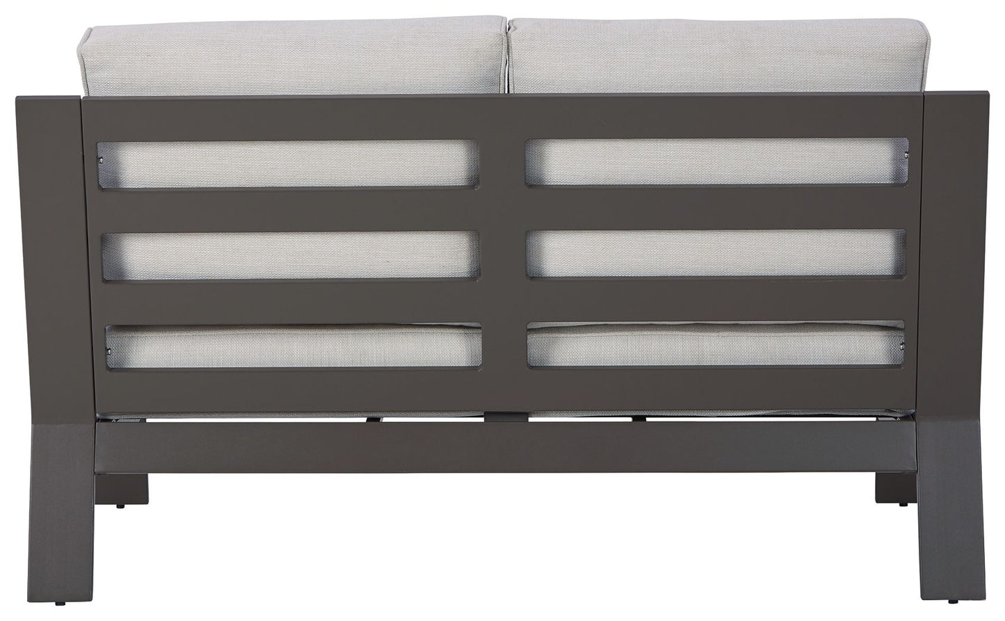 Tropicava - Taupe / White - Loveseat W/Cushion