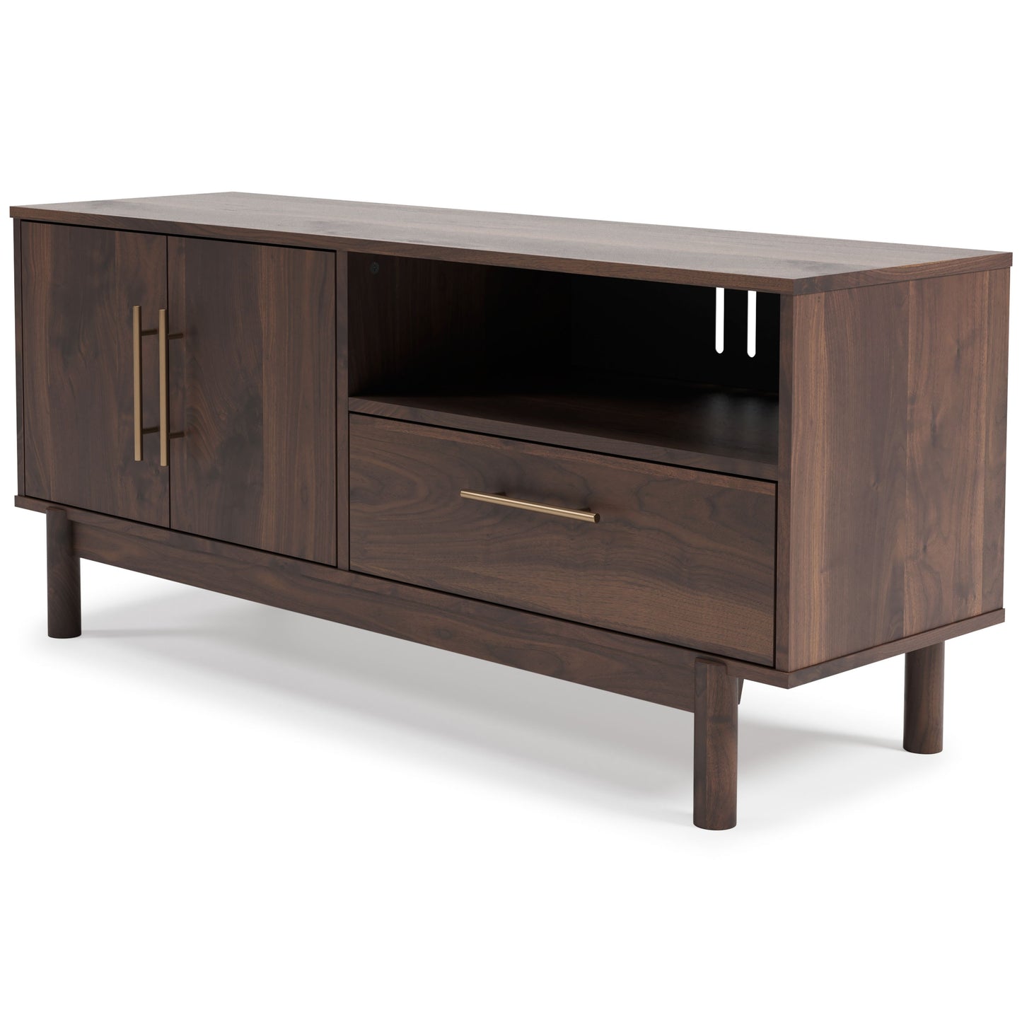 Calverson - Mocha - Medium TV Stand - Medium