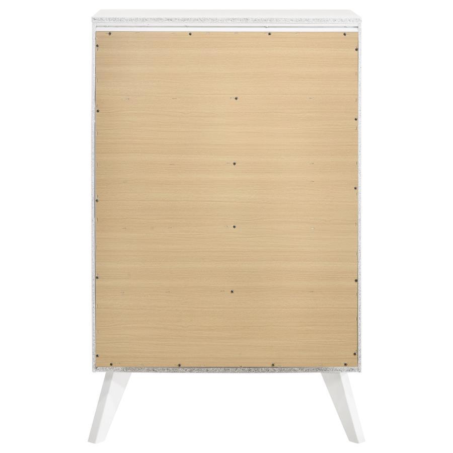 Janelle - 5-Drawer Chest - White