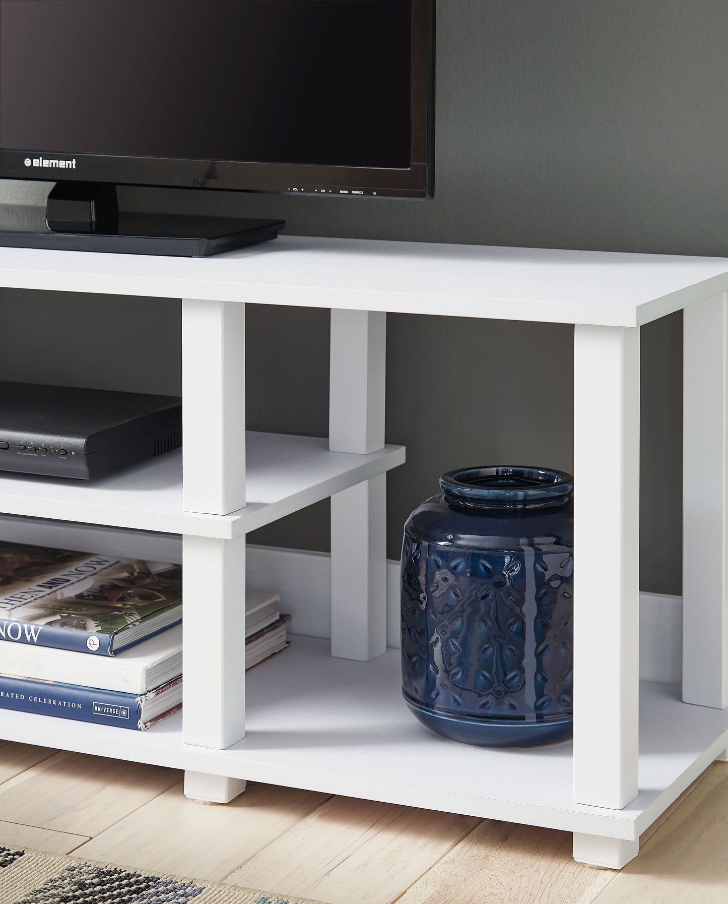 Baraga - White - TV Stand