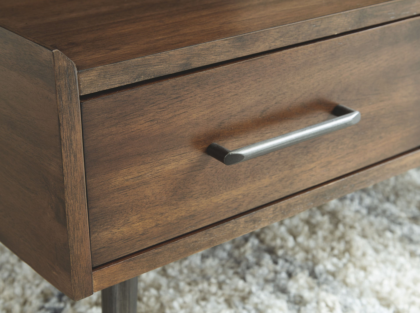 Calmoni - Brown - Rectangular Cocktail Table