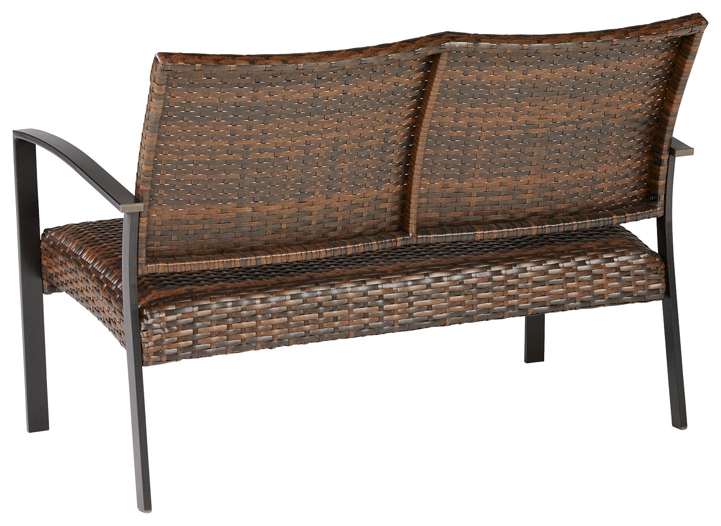 Zariyah - Dark Brown - Love/Chairs/Table Set (Set of 4)