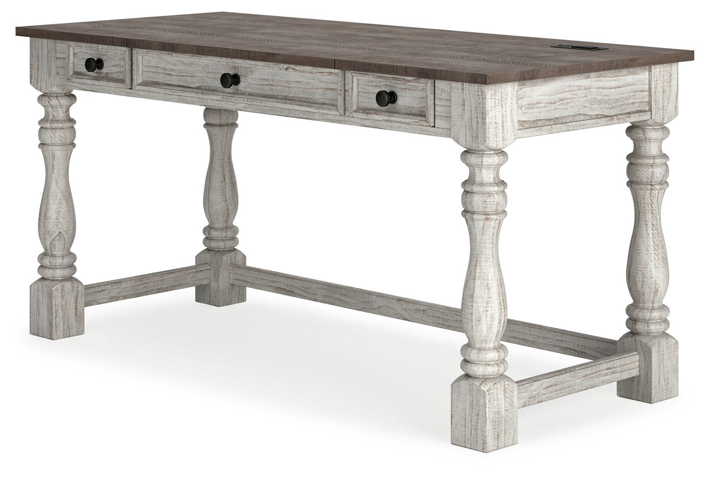 Havalance - White / Gray - Home Office Desk