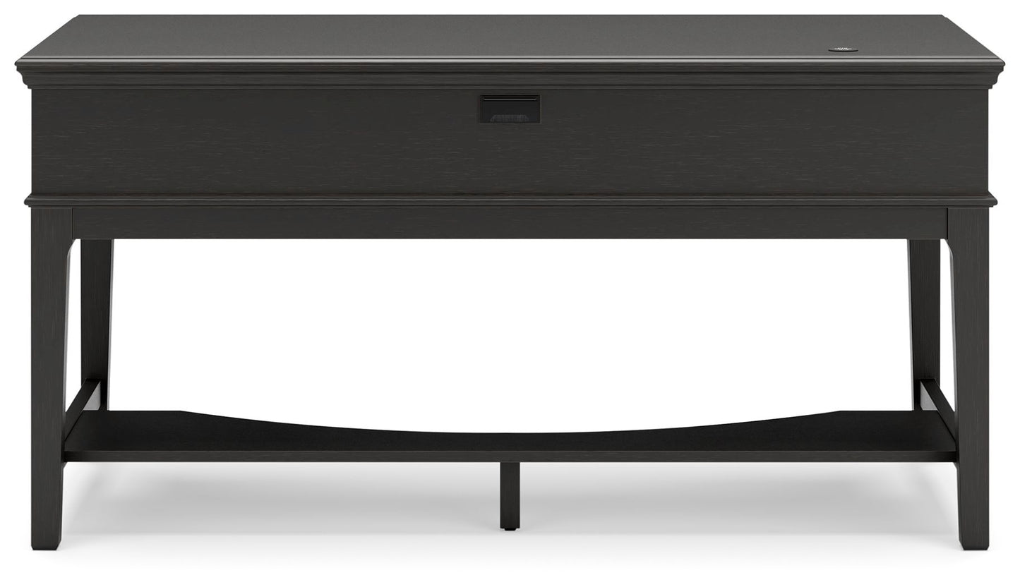Beckincreek - Black - Home Office Storage Leg Desk