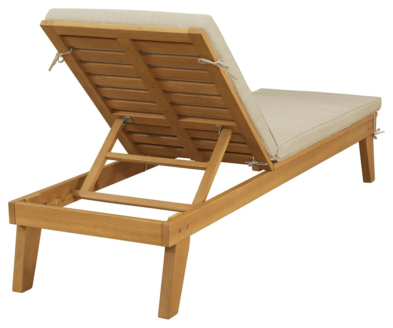 Byron - Light Brown - Chaise Lounge With Cushion