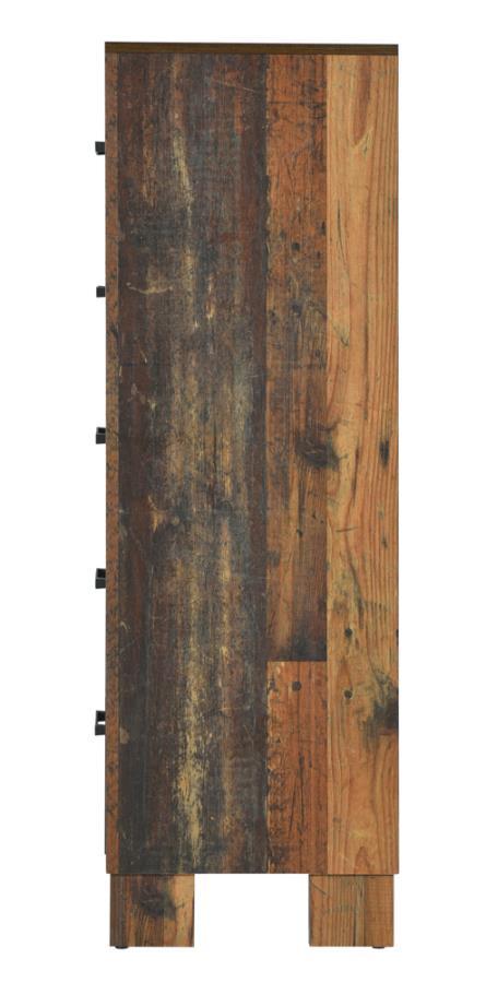 Sidney - 5-Drawer Chest Rustic Pine