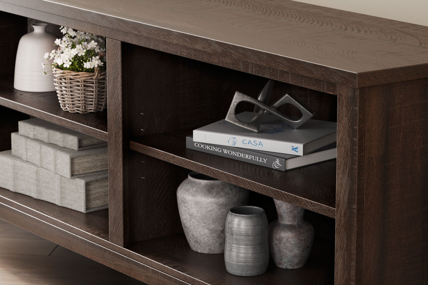 Camiburg - Corner TV Stand