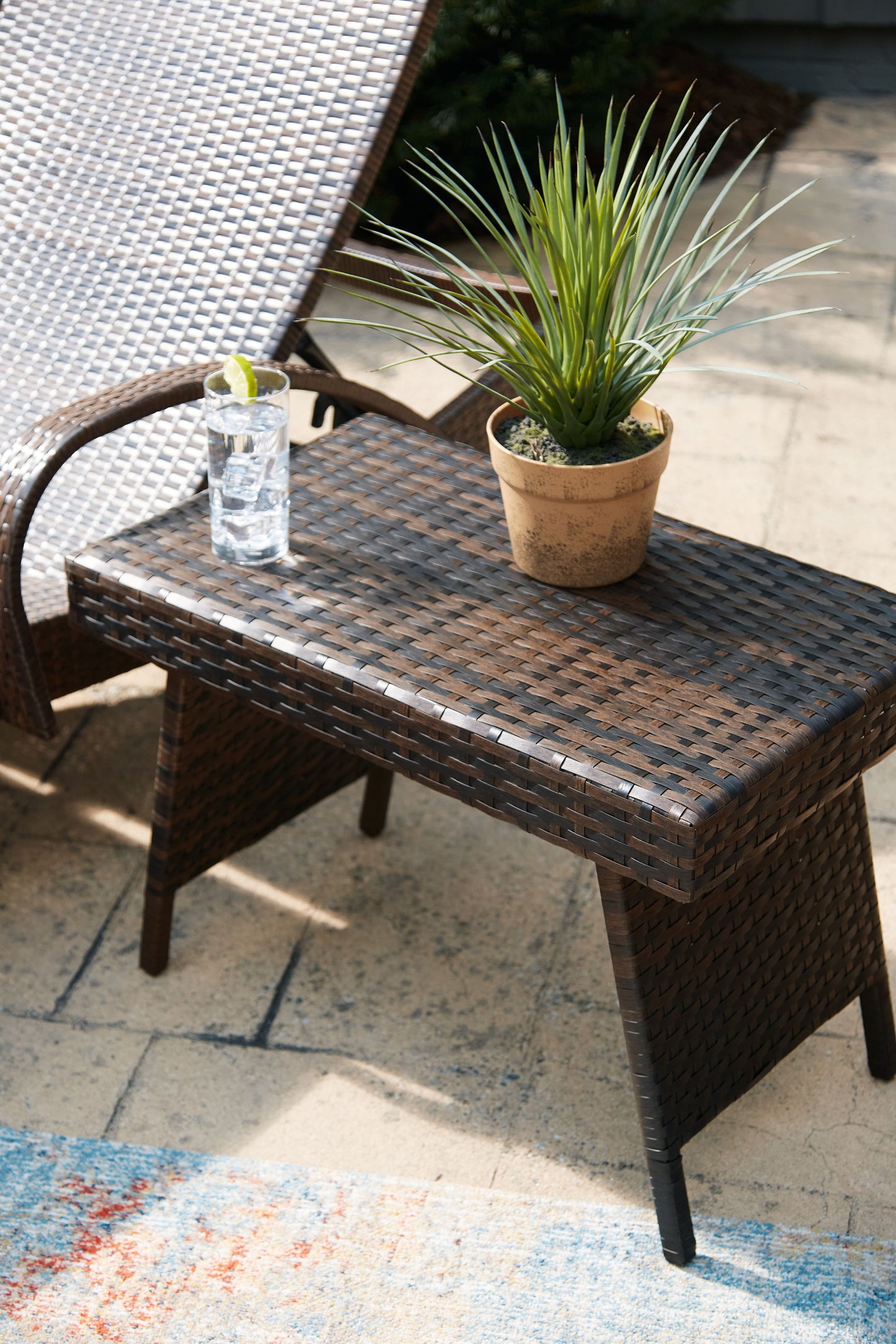 Kantana - Brown - Rectangular End Table