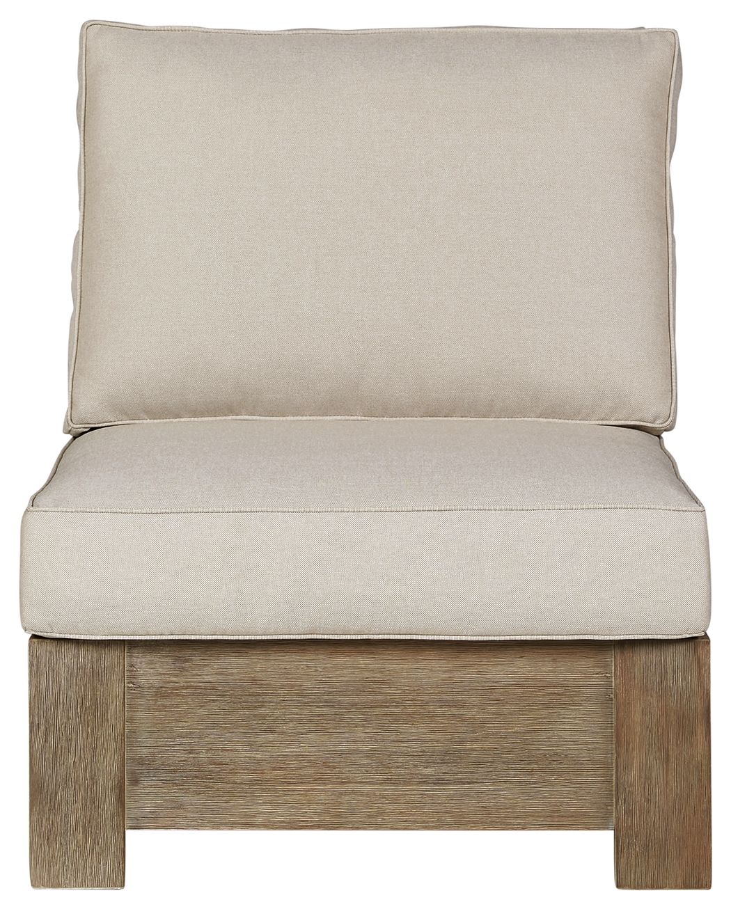 Silo - Brown - Armless Chair W/ Cushion