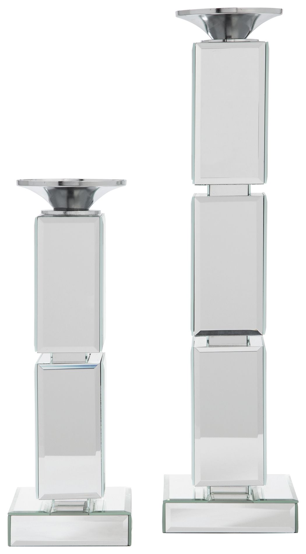 Charline - Metallic - Candle Holder Set (Set of 2) - Segmented