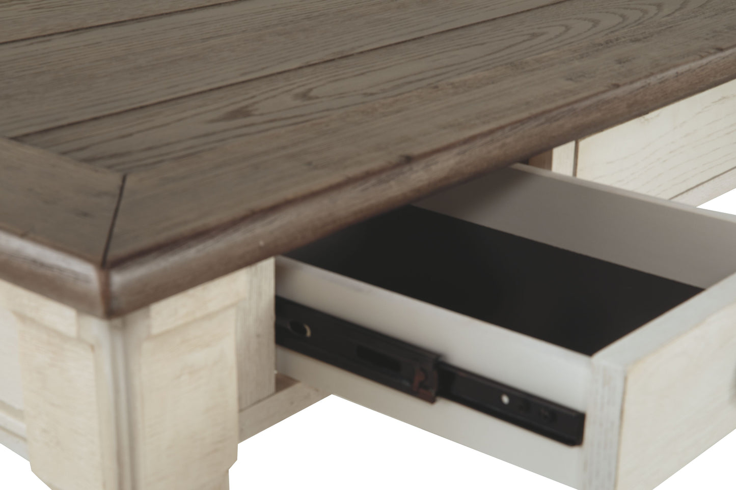Bolanburg - White / Brown / Beige - Home Office Desk