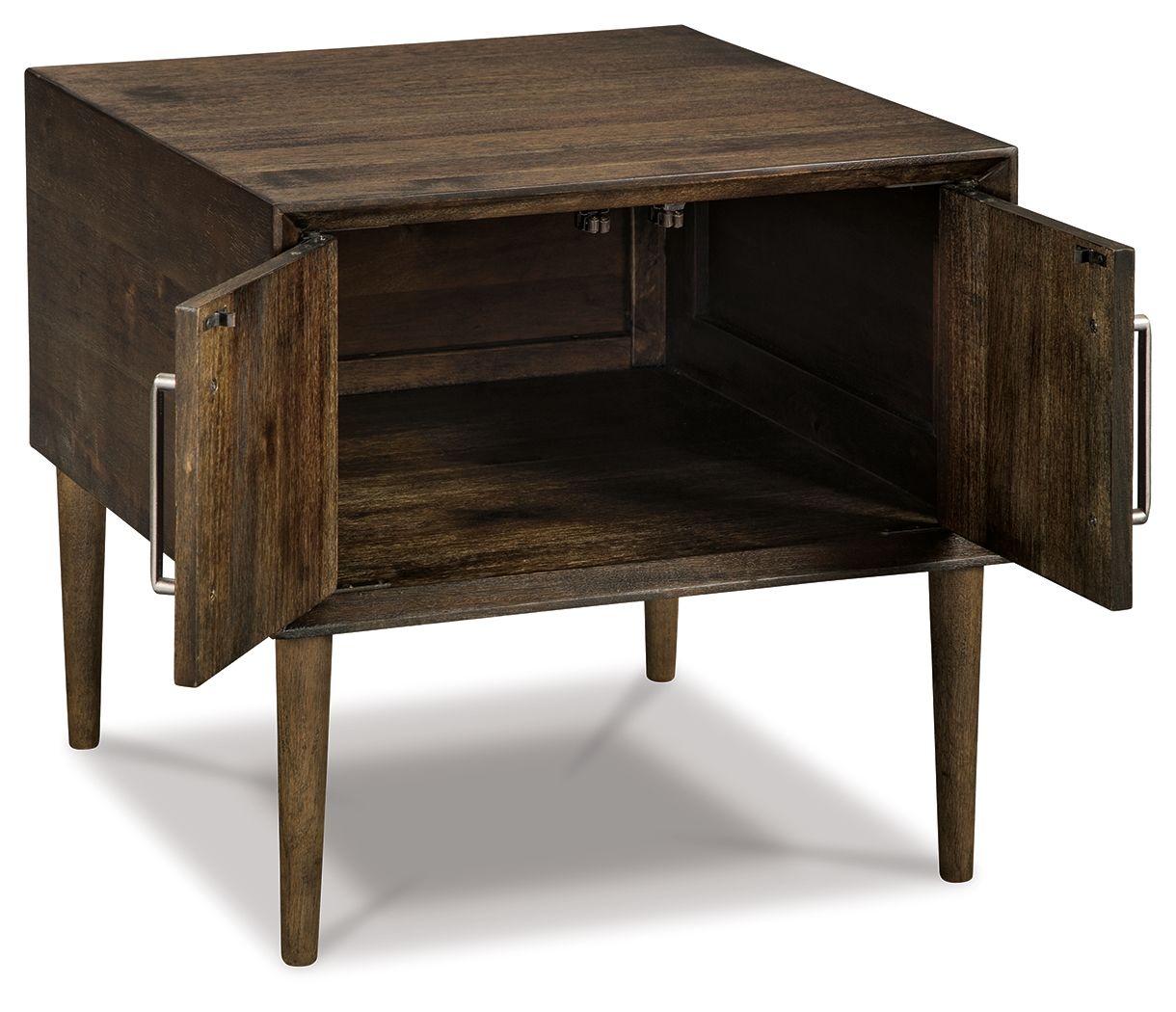 Kisper - Dark Brown - Square End Table