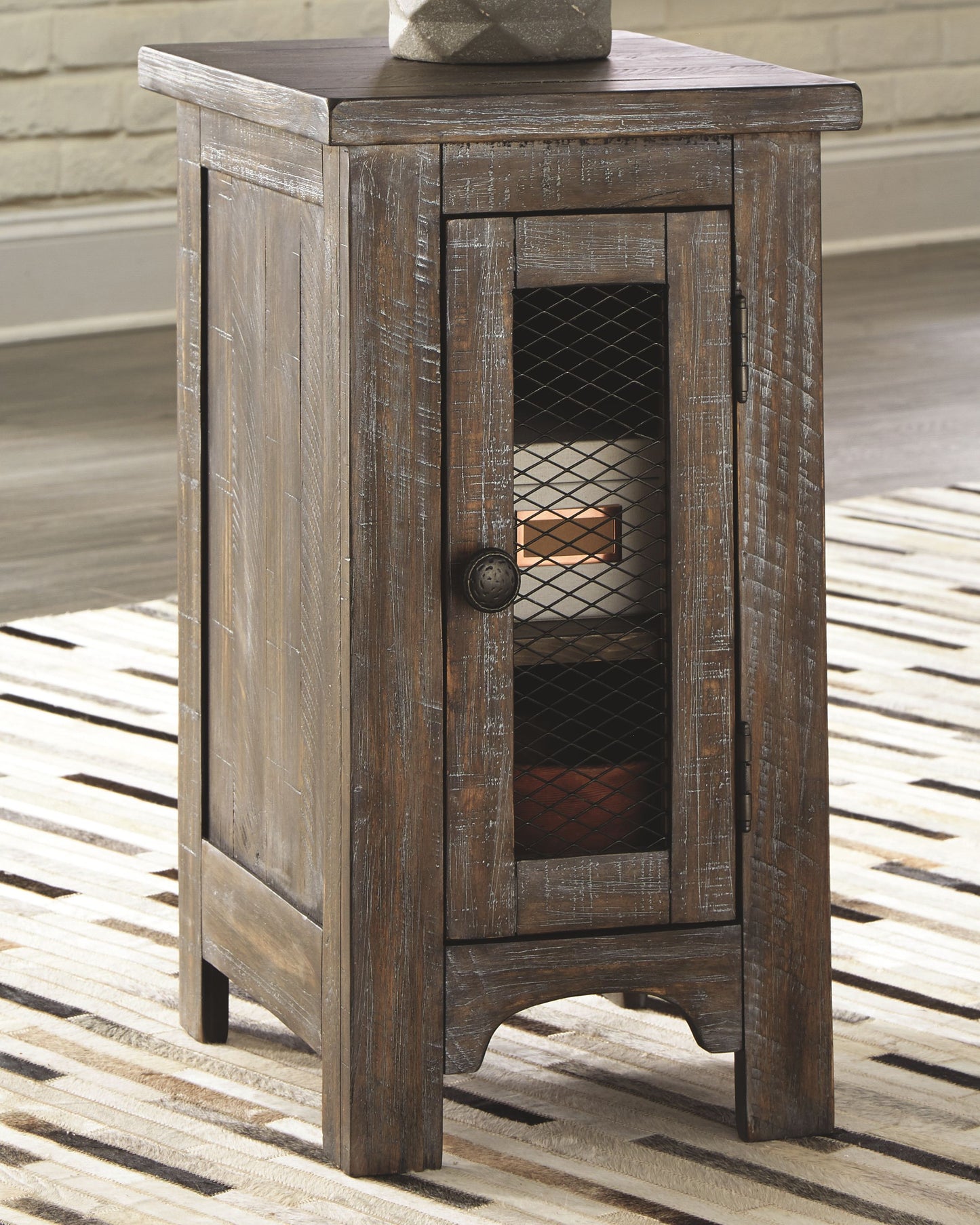 Danell - Brown - Chair Side End Table