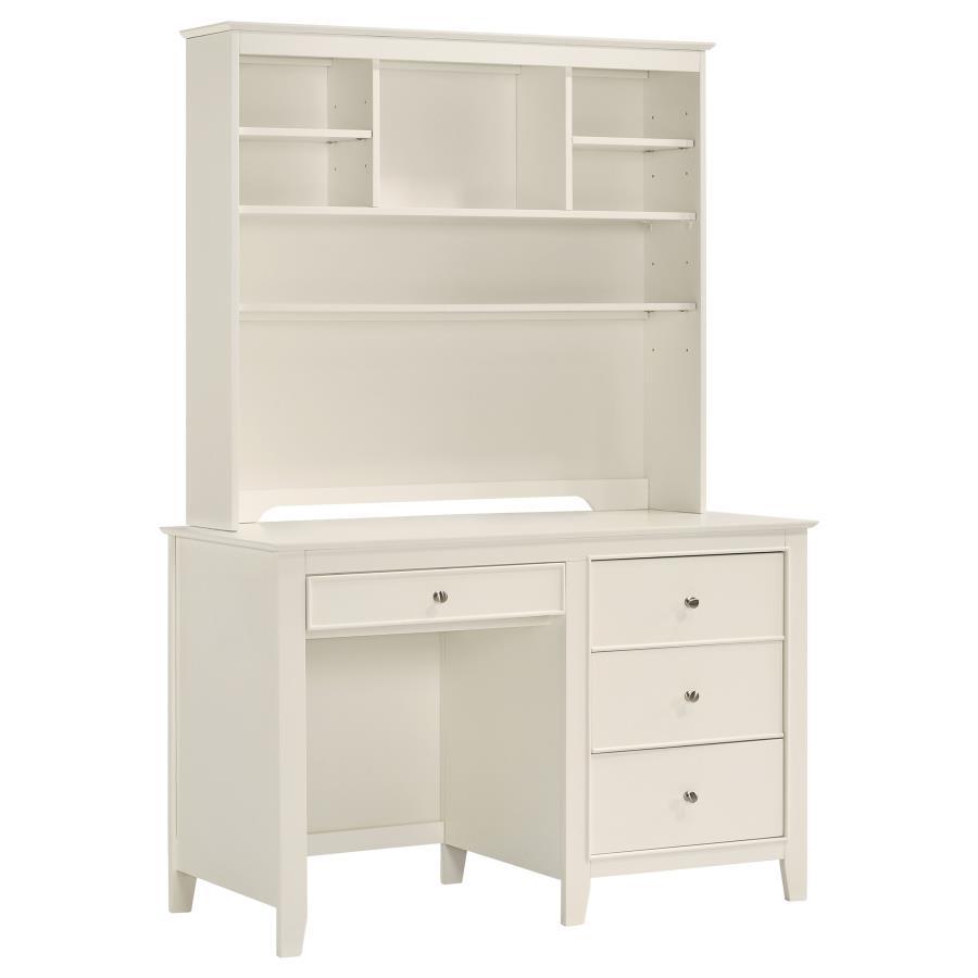 Selena - 3-Drawer Computer Desk Storage - Buttermilk