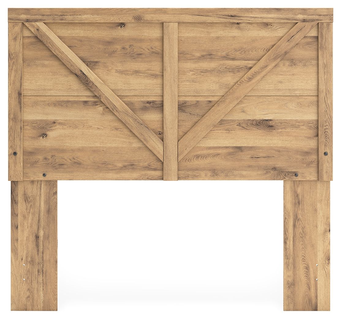 Larstin - Brown - Full Crossbuck Panel Hdbd