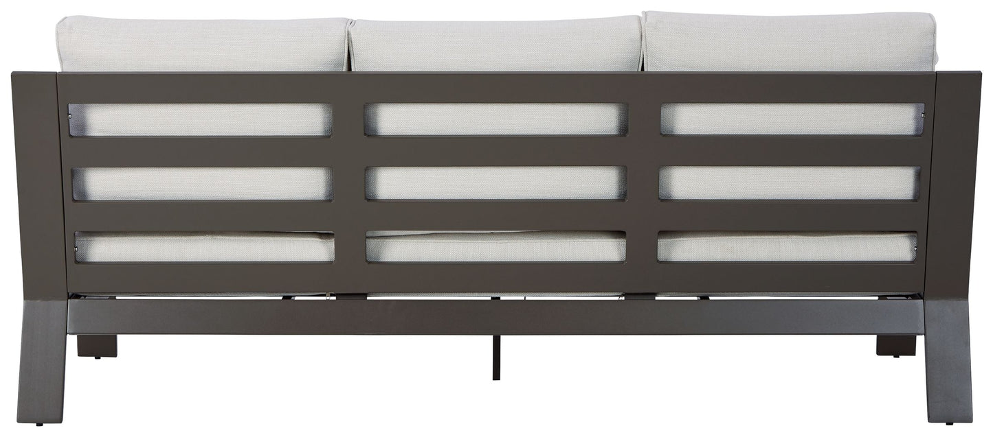 Tropicava - Taupe / White - Sofa With Cushion