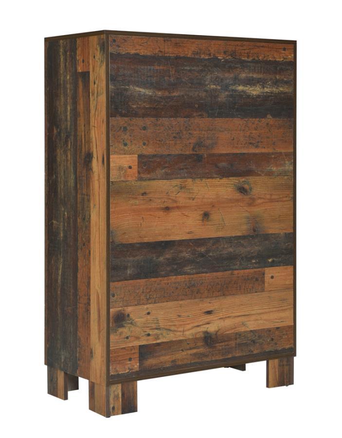 Sidney - 5-Drawer Chest Rustic Pine