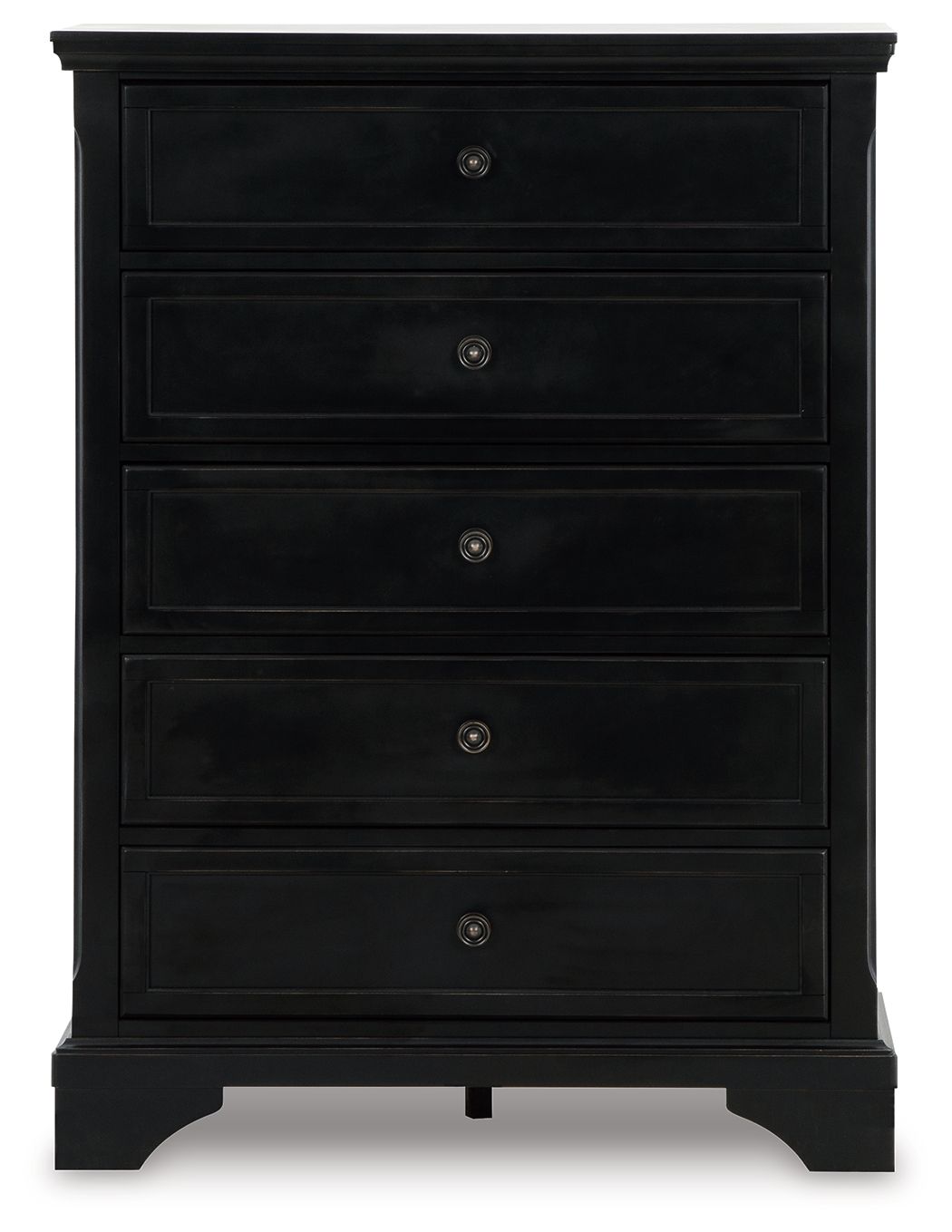 Chylanta - Black - Five Drawer Chest