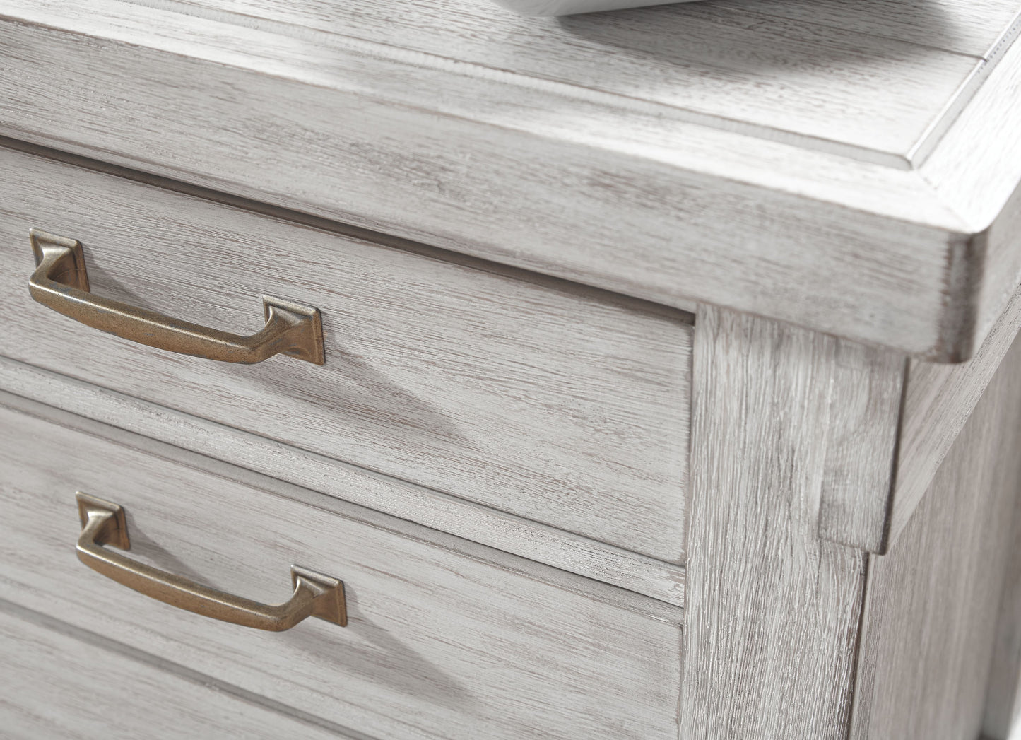 Brashland - White - Three Drawer Night Stand