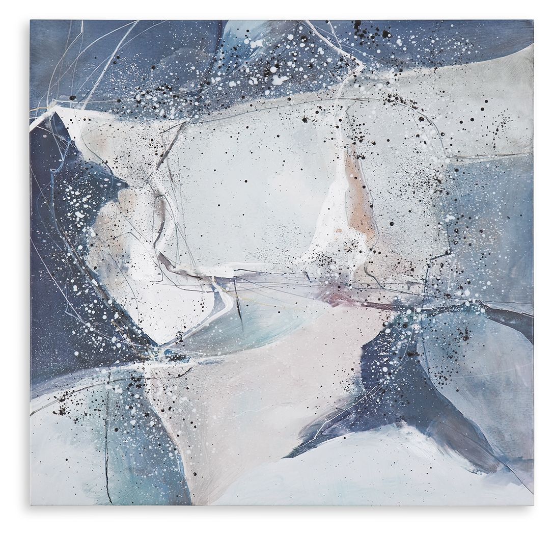 Lisburgh - Blue / Gray / White - Wall Art