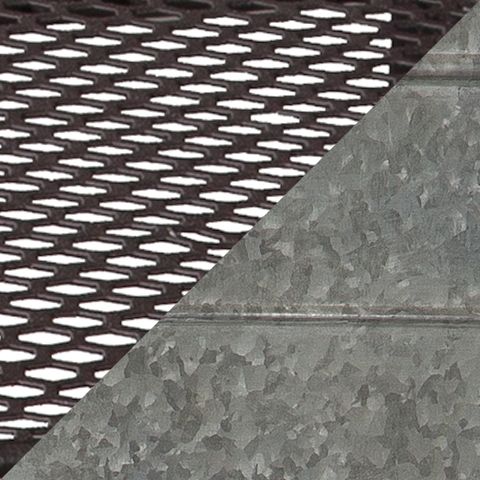 Vossman - Antique Gray / Brown - Beverage Tub