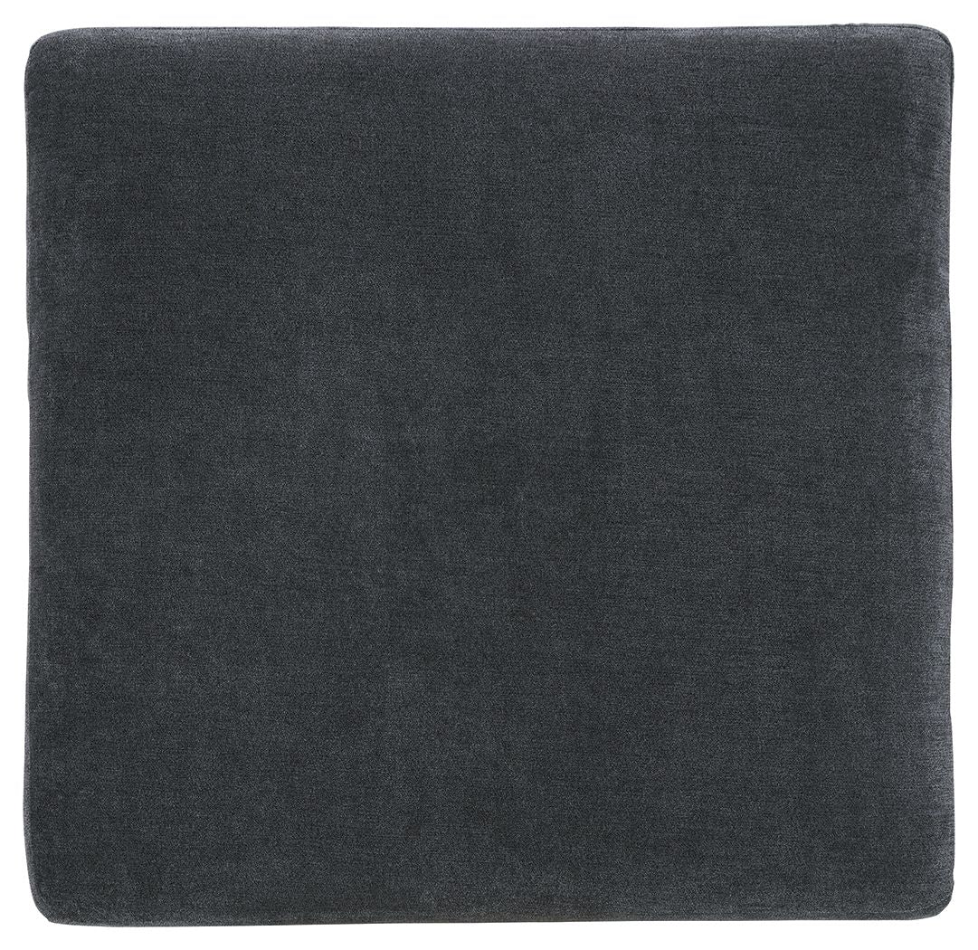 Ambrielle - Gunmetal - Oversized Accent Ottoman