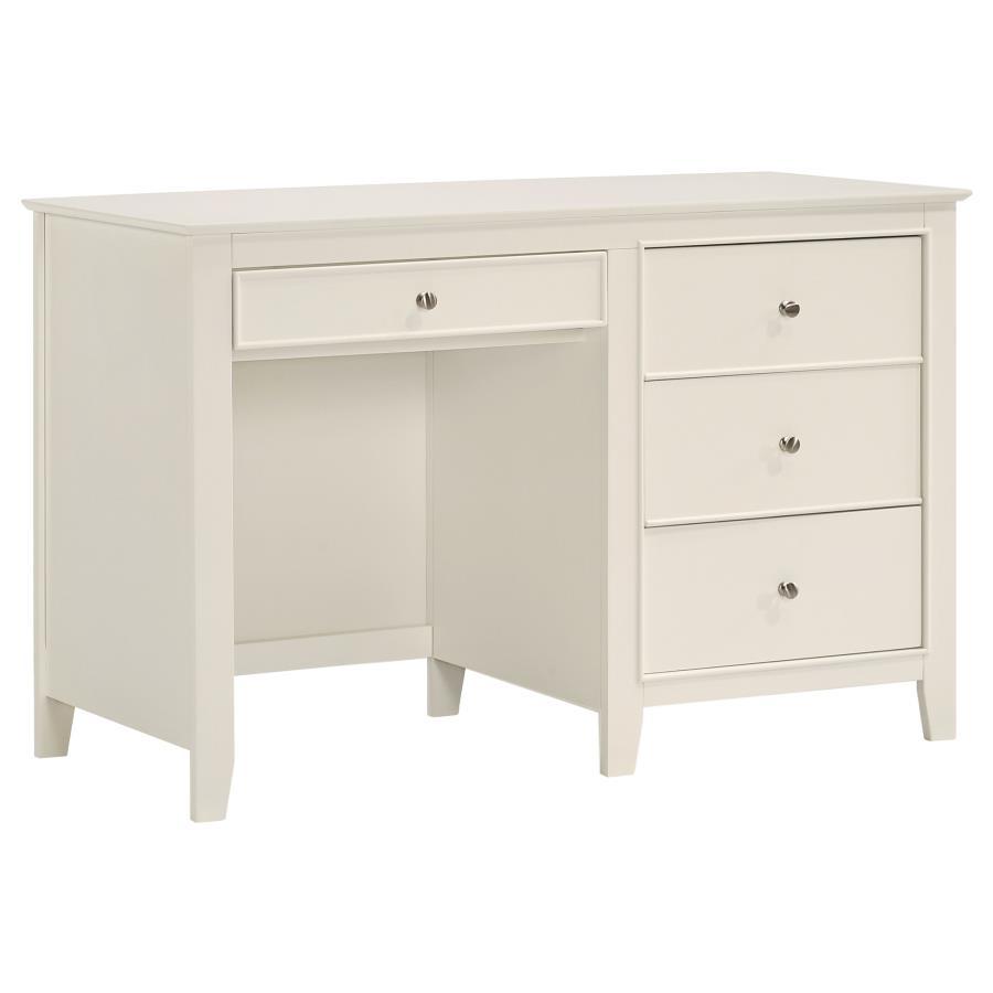 Selena - 3-Drawer Computer Desk Storage - Buttermilk