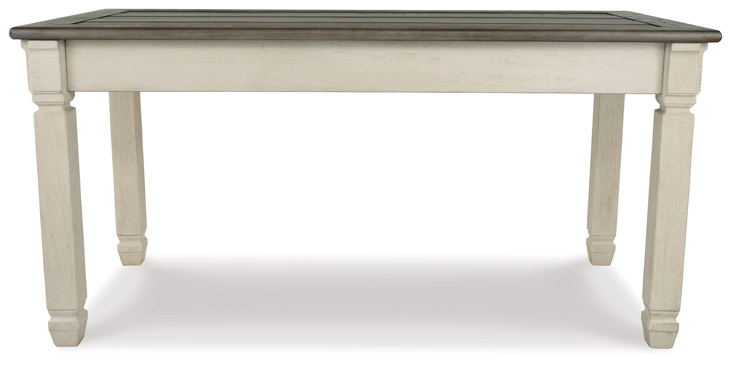 Bolanburg - White / Brown / Beige - Home Office Desk
