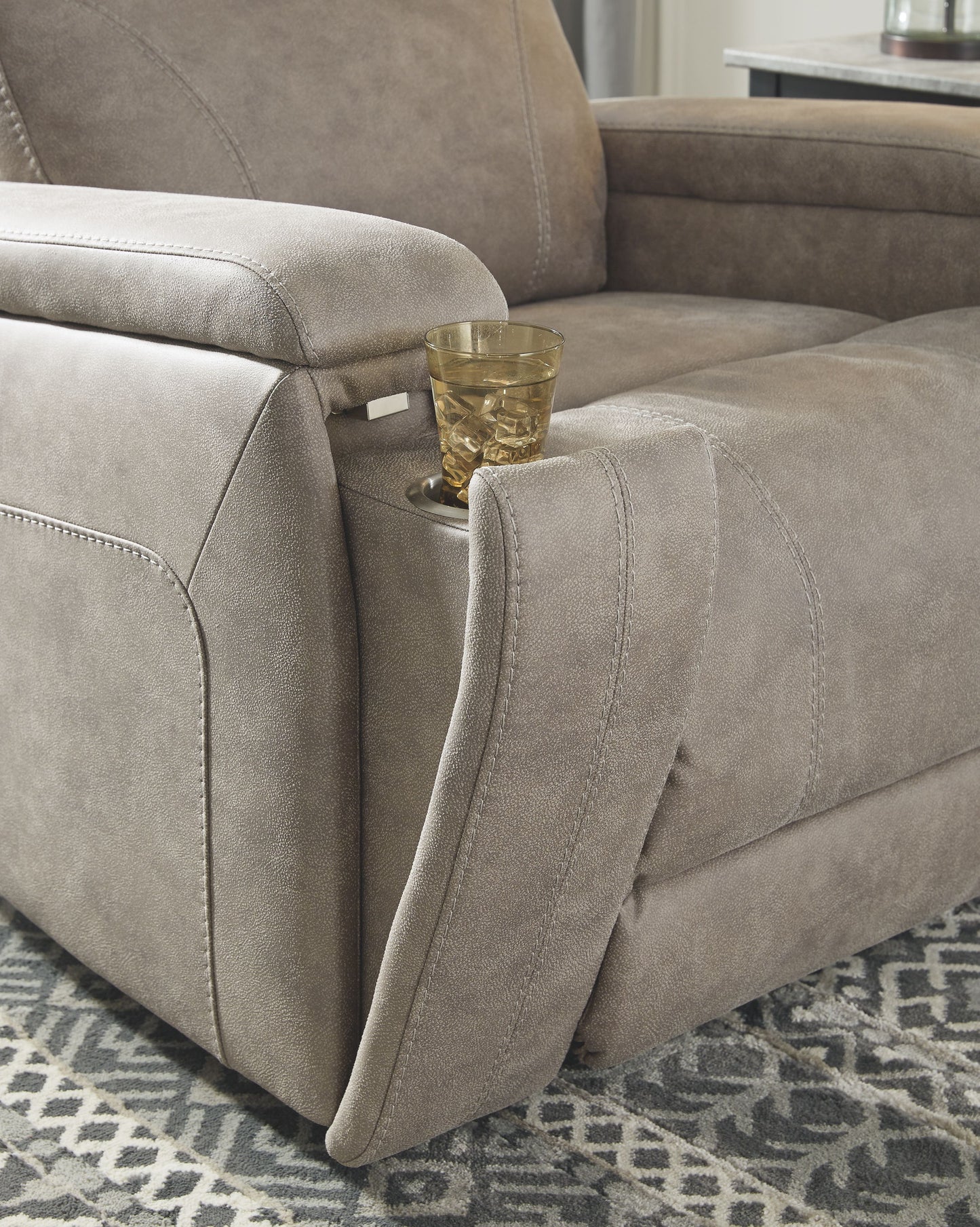 Rowlett - Fog - Pwr Recliner/Adj Headrest