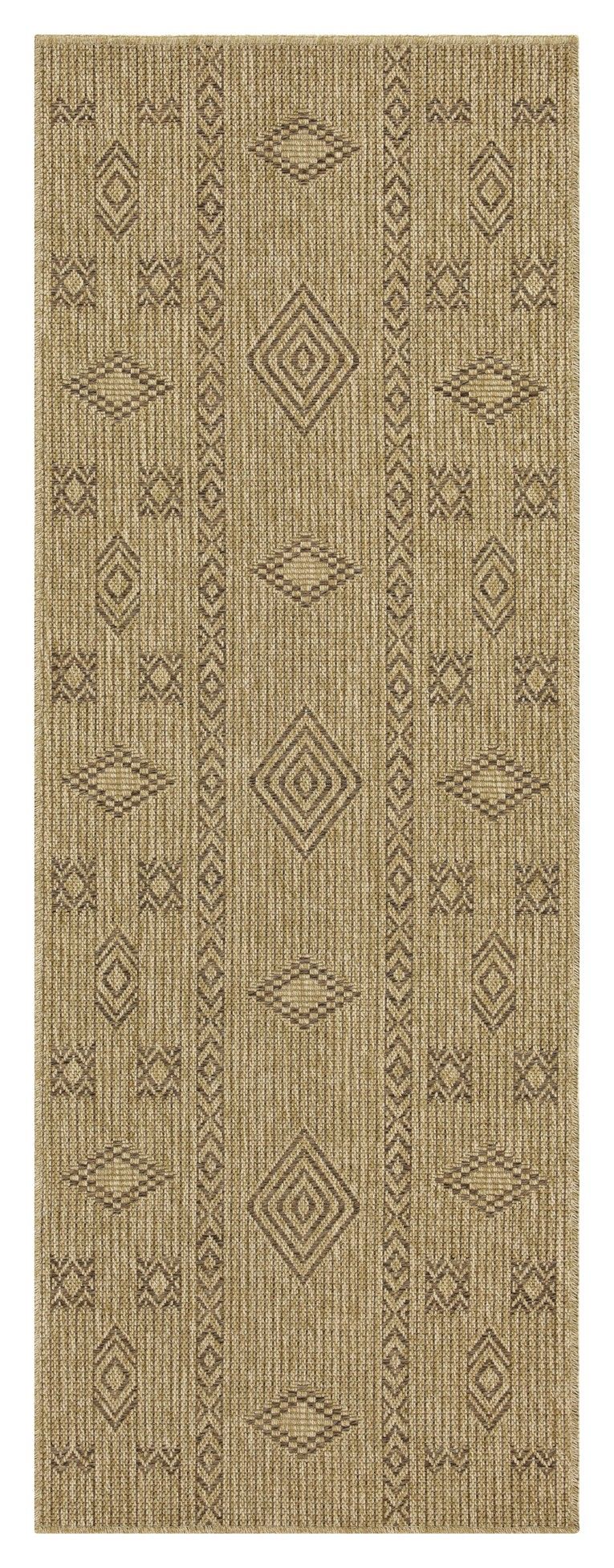 Earth - 2'7" X 7'3" Indoor / Outdoor Area Rug - Jute / Mocha