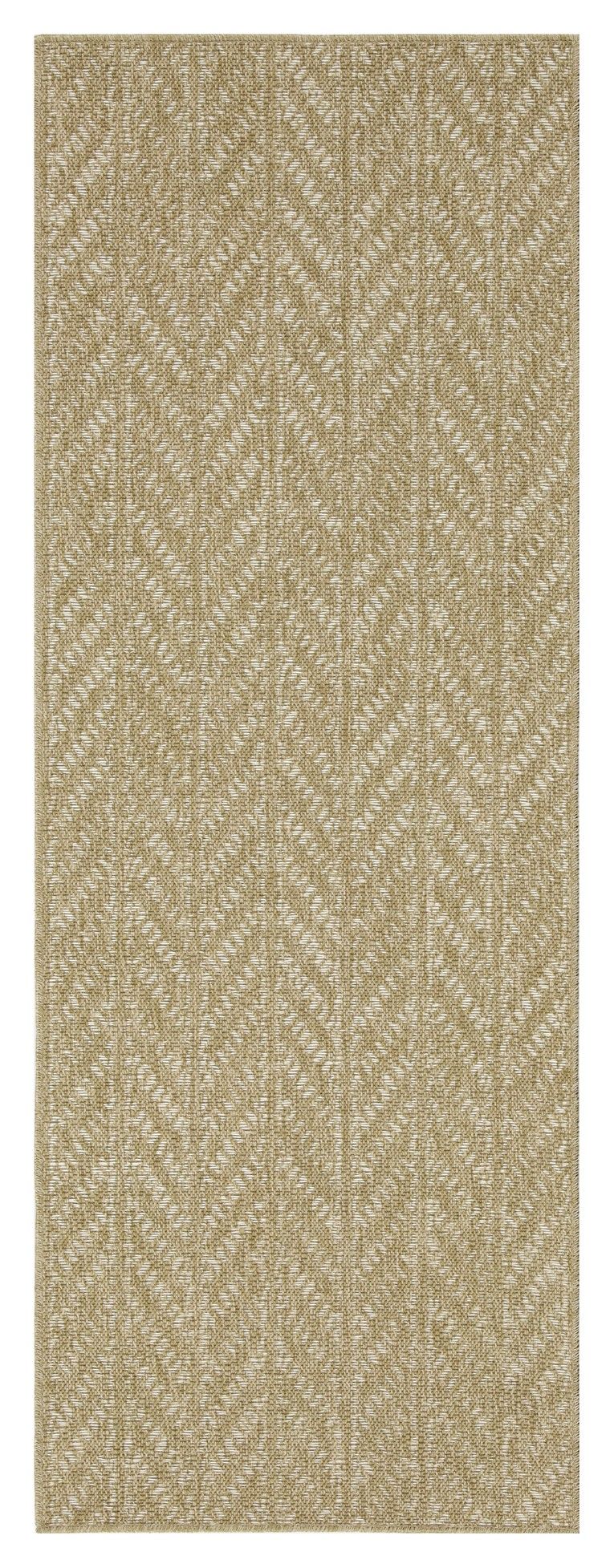 Earth - 7'10" X 10'3" Indoor / Outdoor Area Rug - White / Natural