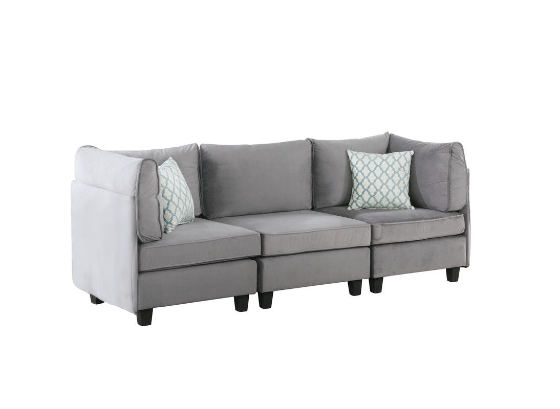Zelmira - Velvet Sctional Sofa