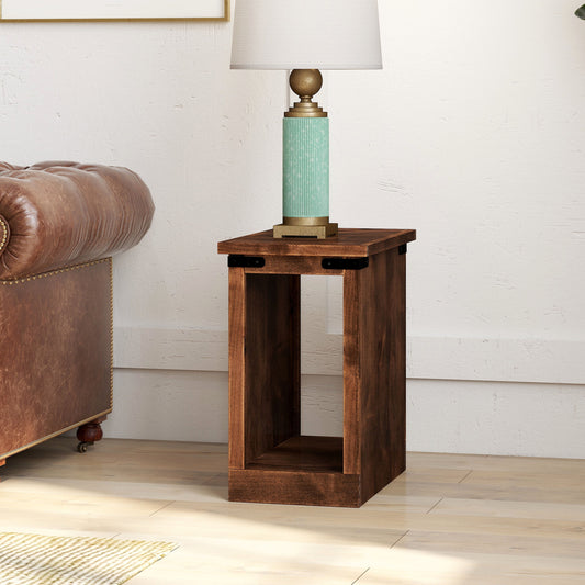 Farmhouse - 14" Chairside Table - Aged Whiskey