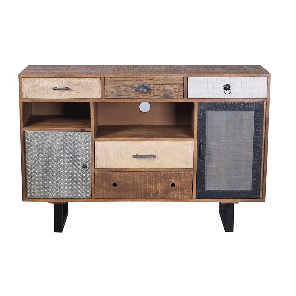Rustic 2 Drawer Sideboard - Multi