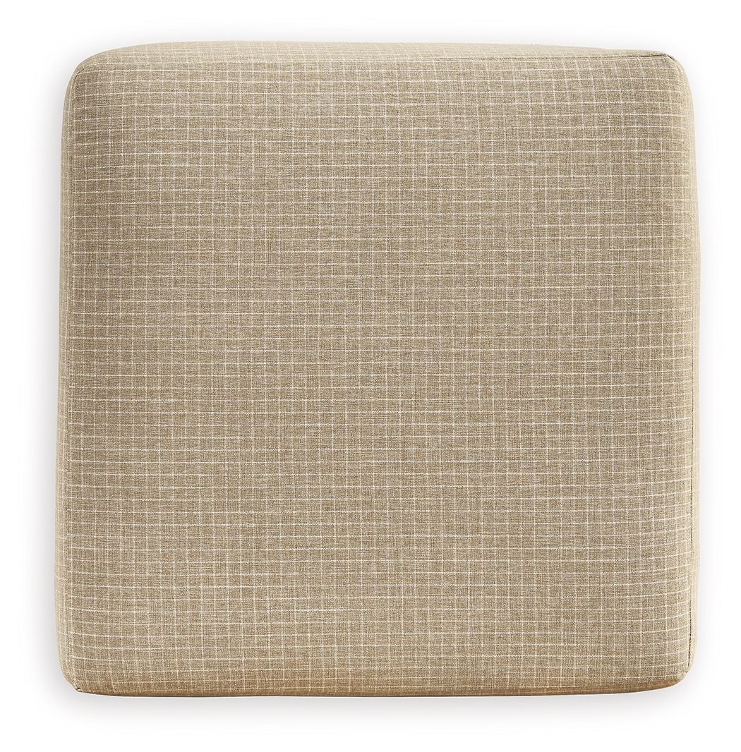 Valerani - Sandstone - Oversized Accent Ottoman