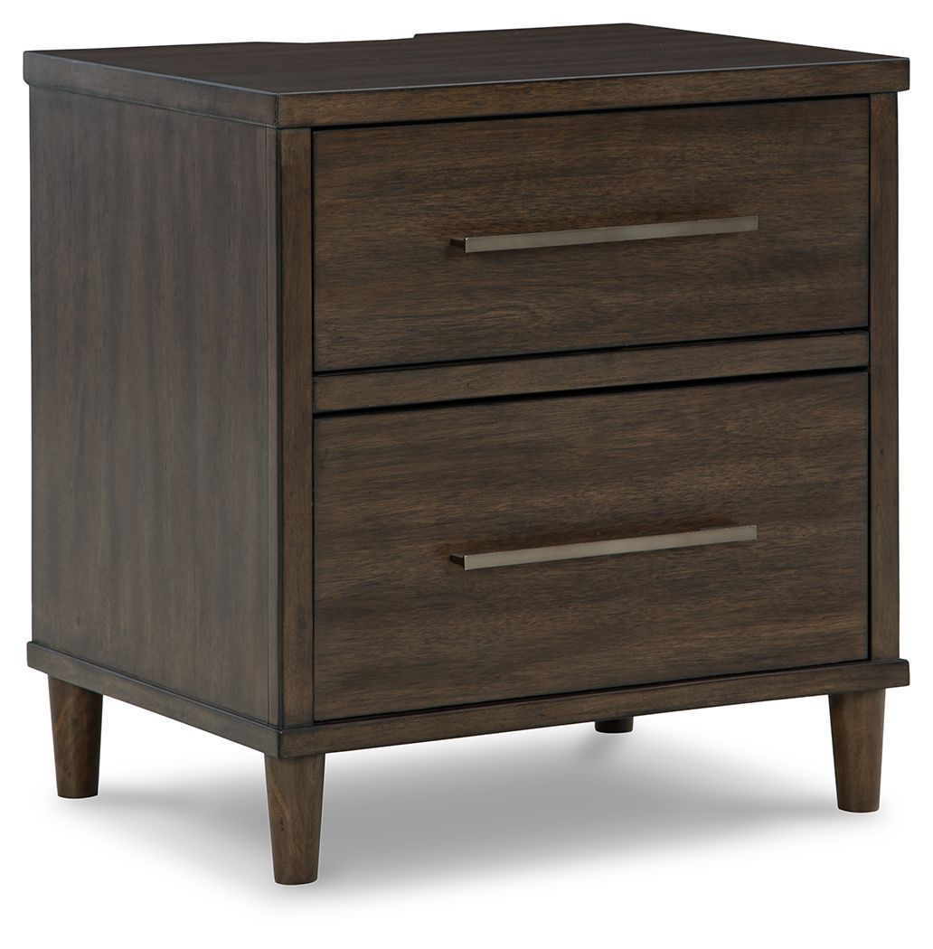 Wittland - Brown - Two Drawer Night Stand