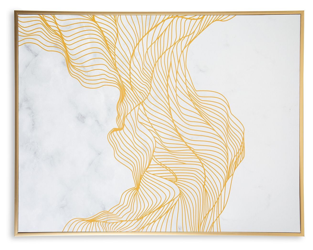 Richburgh - White / Gold Finish - Wall Art