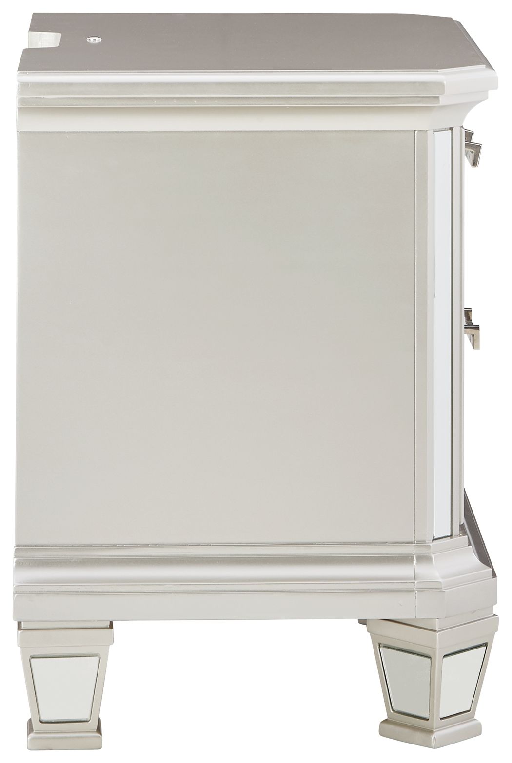 Lindenfield - Silver - Two Drawer Night Stand