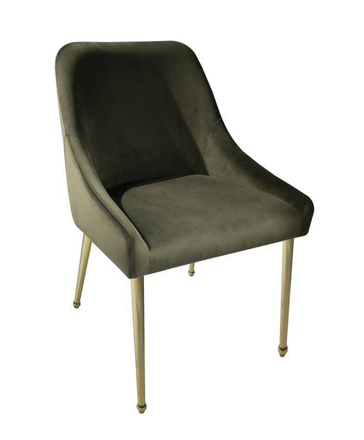 Side Chair (Set of 2) - Olive And Gold
