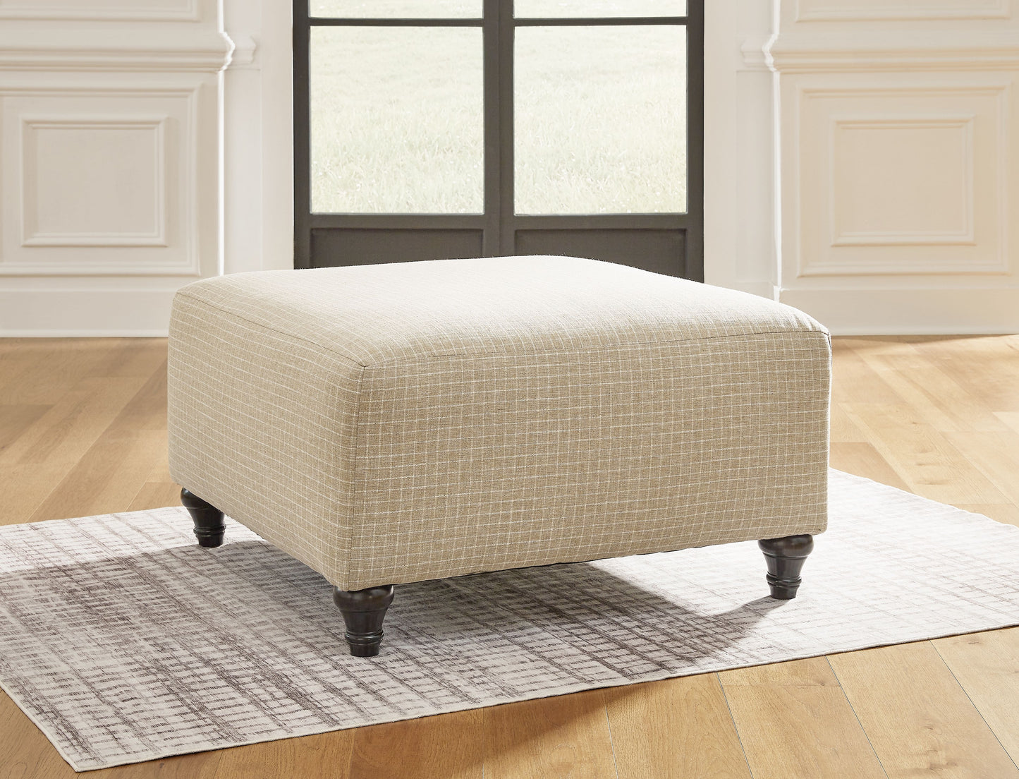 Valerani - Sandstone - Oversized Accent Ottoman
