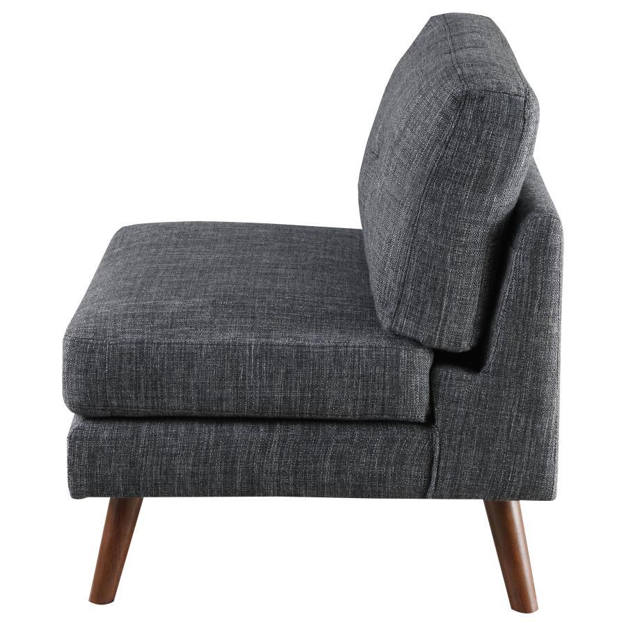 Churchill - Button Tufted Armless Chair