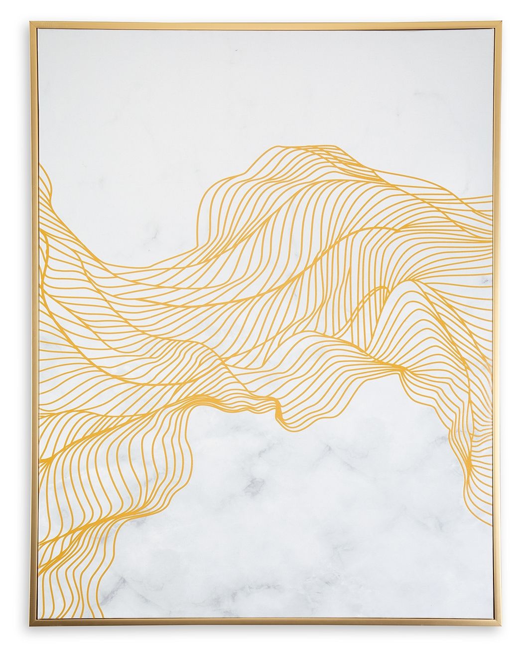 Richburgh - White / Gold Finish - Wall Art