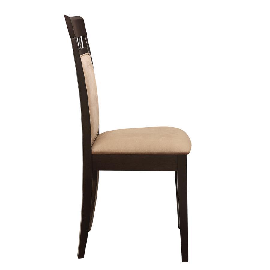 Gabriel - Upholstered Side Chairs (Set of 2) - Cappuccino And Tan