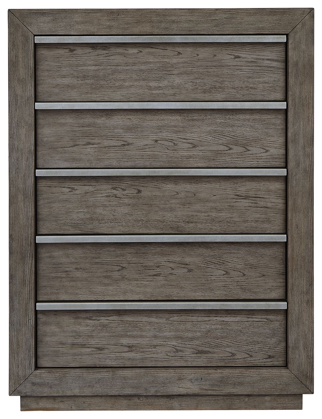 Anibecca - Weathered Gray - Five Drawer Chest