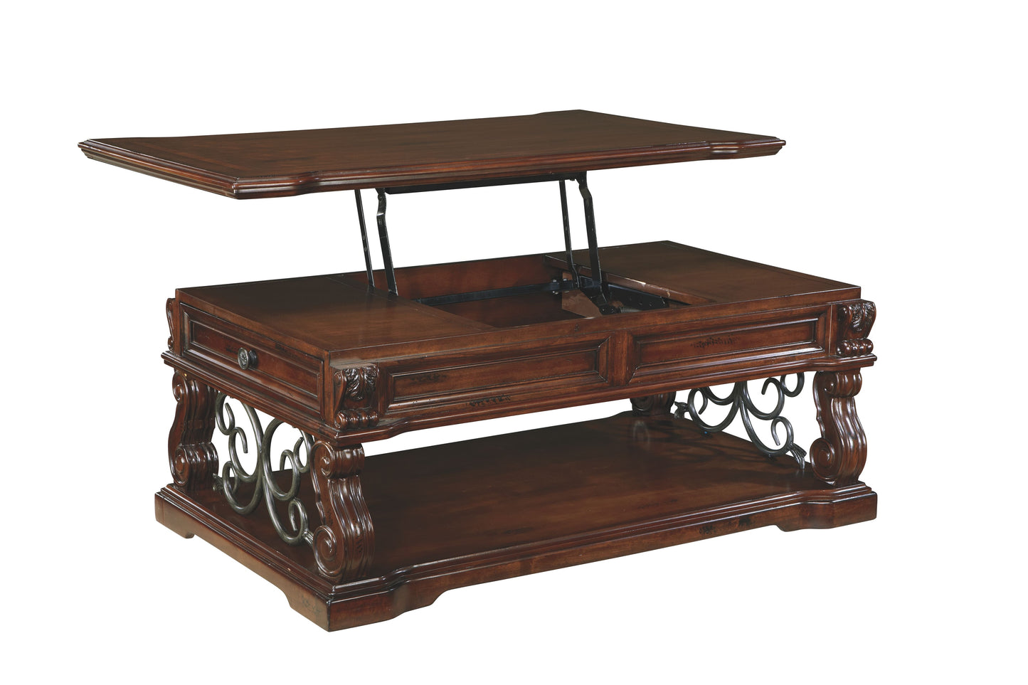 Alymere - Rustic Brown - Lift Top Cocktail Table