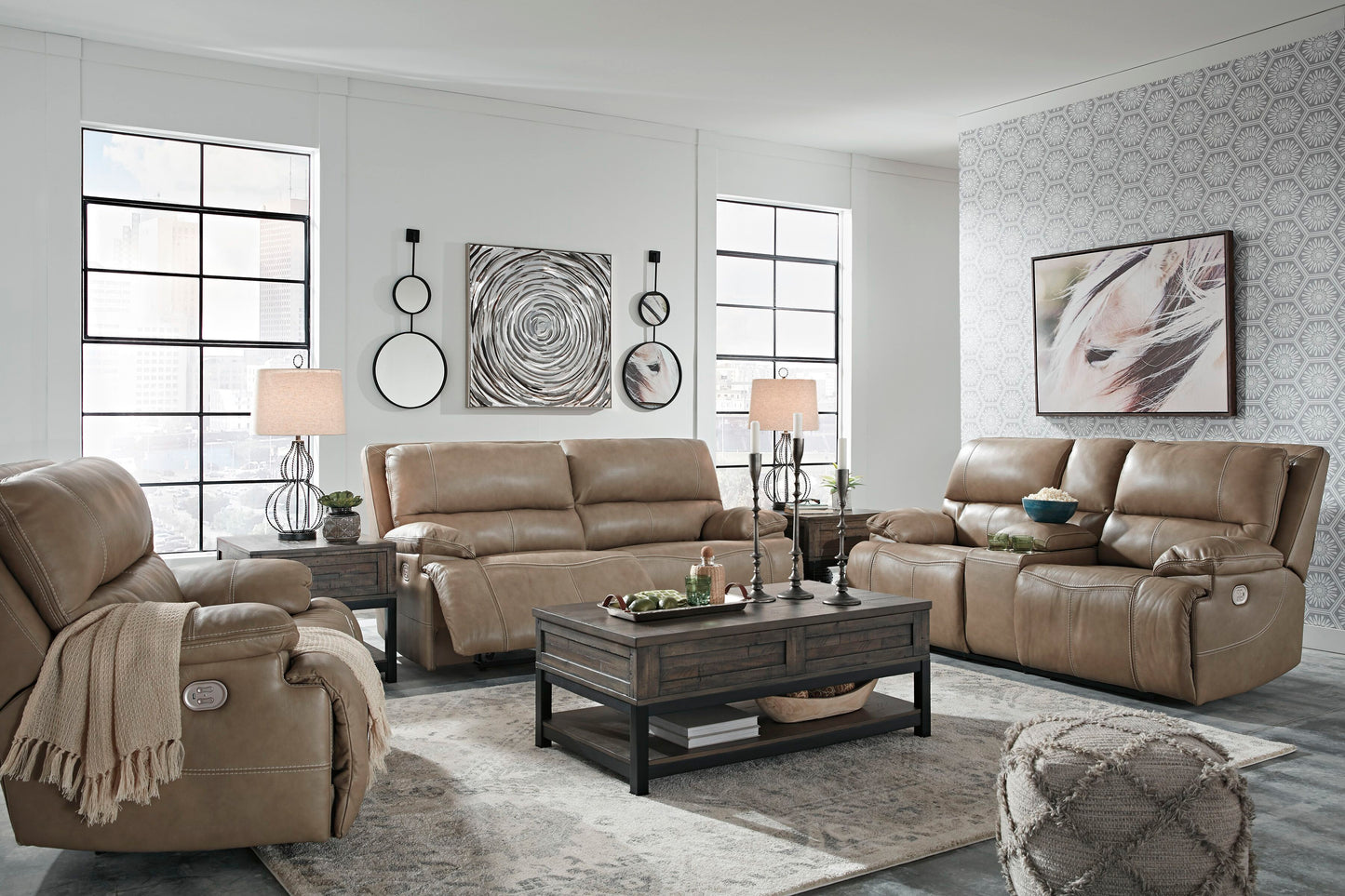 Ricmen - Power Reclining Sectional Set