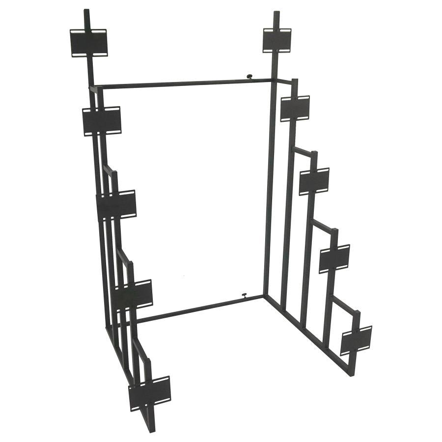Duarto - 5-Tier Headboard Display Rack - Black
