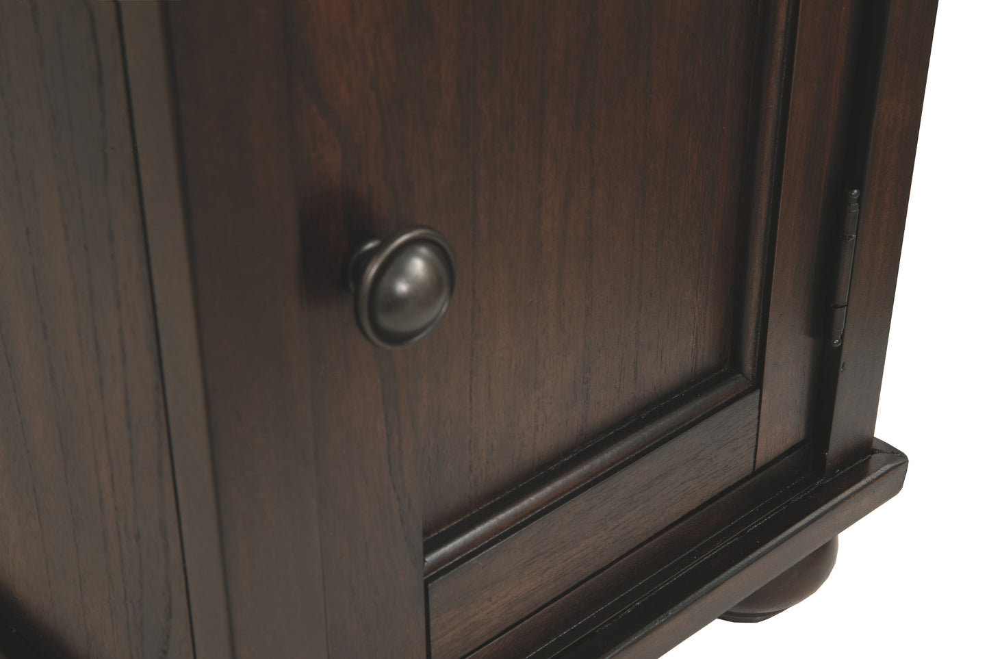 Barilanni - Dark Brown - Chair Side End Table