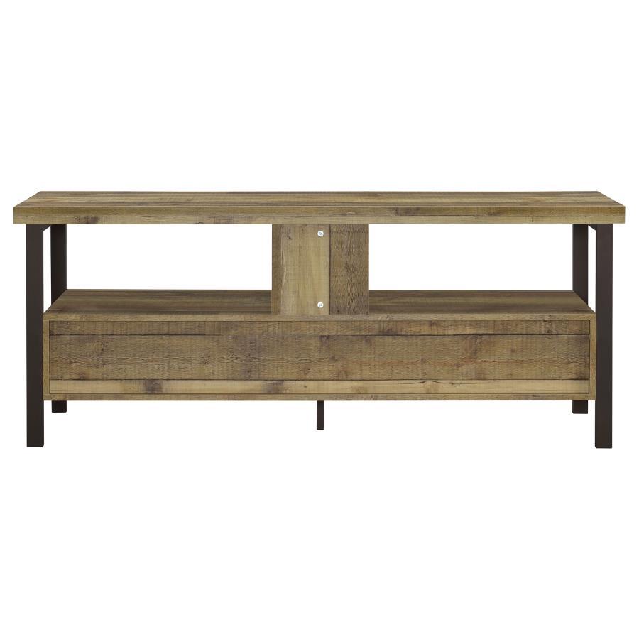 Ruston - 3-drawer Weathered Pine TV Console